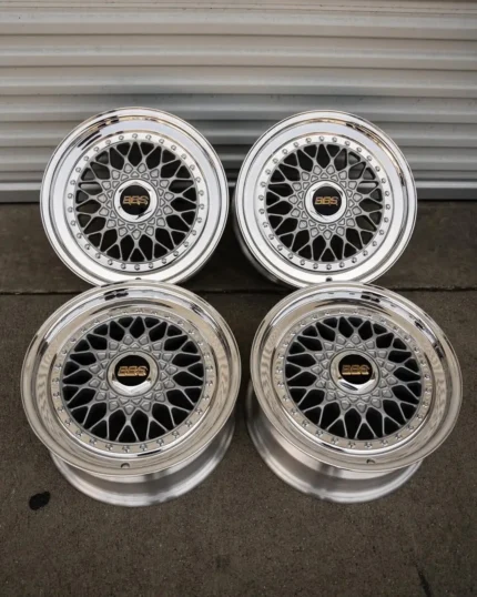 BBS RS 001 Wheels | “15×7.5 ET+25 – 4×100 | Raw Silver